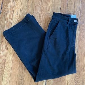 Everlane wide leg crop pant